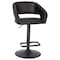 Flash Furniture Black Vinyl Adjustable Height Barstool CH-122070-BKBK-GG - alternate 5